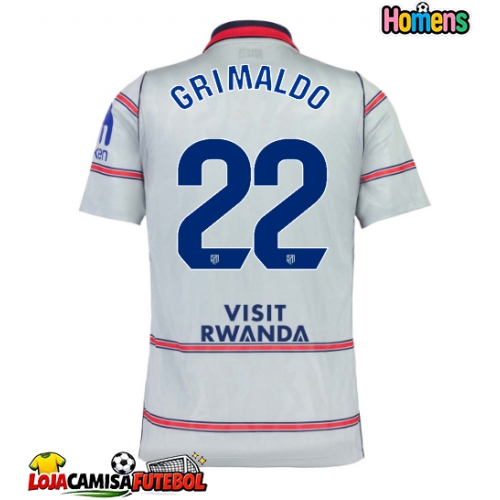 Camisa de Futebol Atletico Madrid Alejandro Grimaldo #22 Equipamento Alternativo 2026-27 Manga Curta